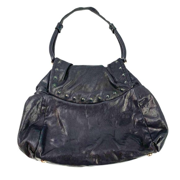Tre Vero Top Frame‎ Leather Stud Accented Shoulder Bag - Picture 6 of 12
